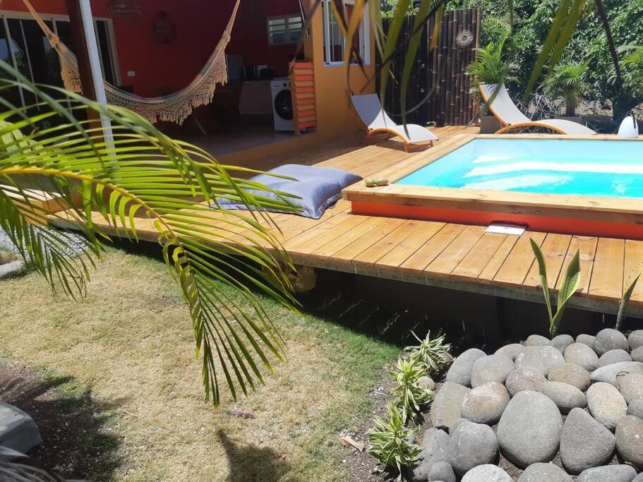 Ti Coin Relax Bungalow Vue Mer Piscine Privee Saint-Francois (Grande-Terre) Exterior foto