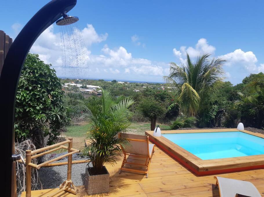 Ti Coin Relax Bungalow Vue Mer Piscine Privee Saint-Francois (Grande-Terre) Exterior foto