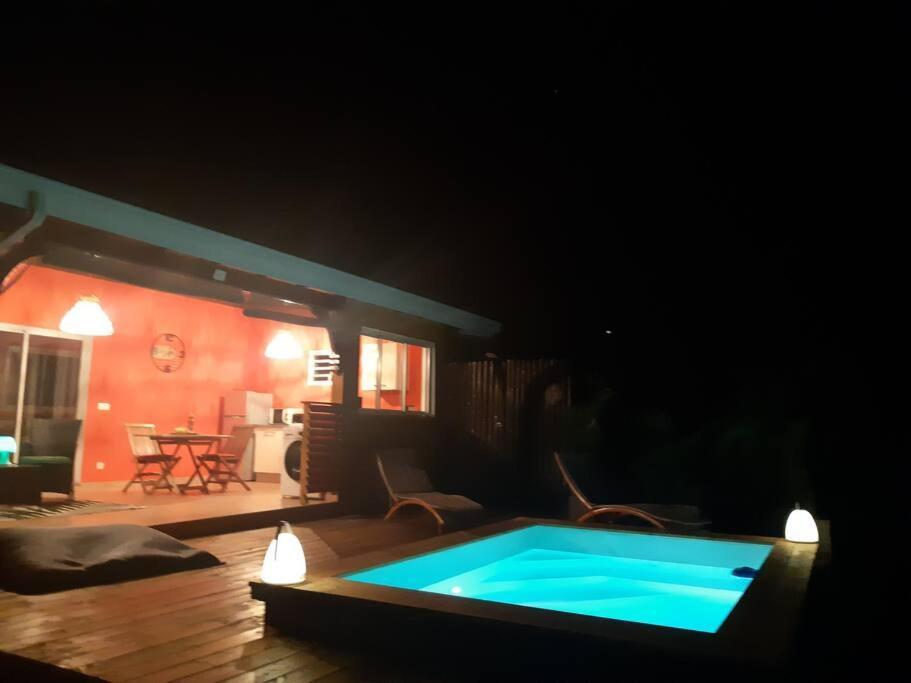 Ti Coin Relax Bungalow Vue Mer Piscine Privee Saint-Francois (Grande-Terre) Exterior foto